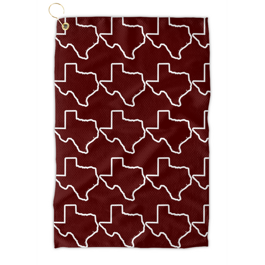 Lone Star Towel - Maroon